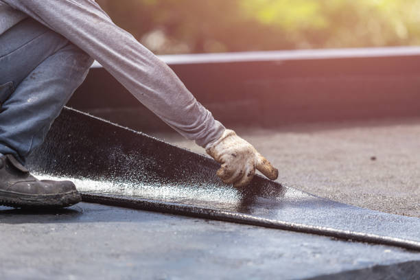 Professional Basement Waterproofing technician working in Edinburgh, IN